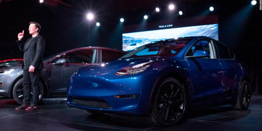 Elon Musk Unveils Teslas Model Y Suv News
