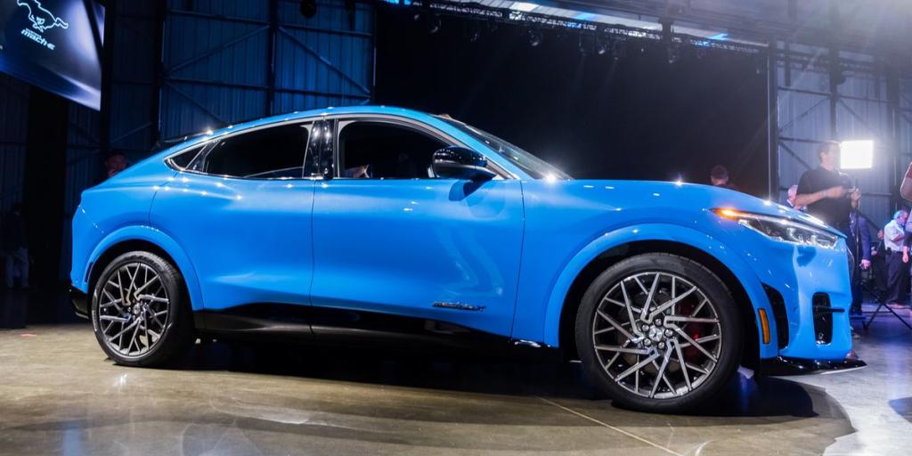 Ford Unveils Its All Electric Mustang Inspired Suv News
