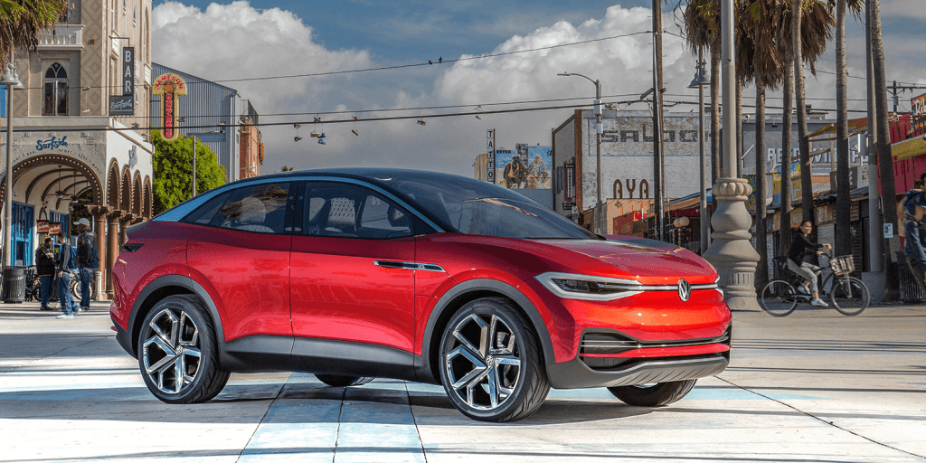volkswagen reveals all electric id 4 suv